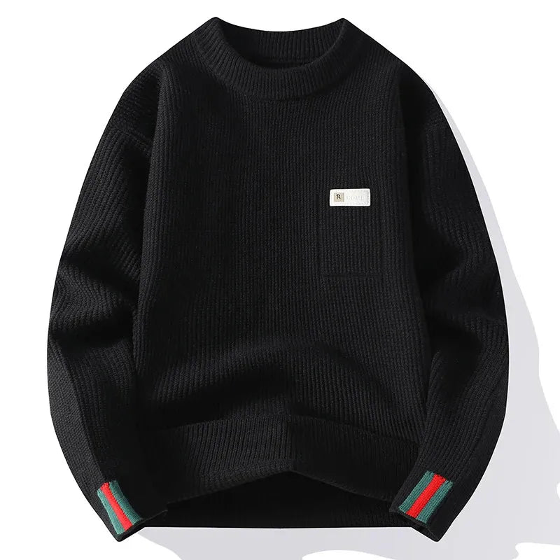 Men’s Cashmere Fine Knit Sweater – Teezify™