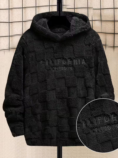 🖤 DryBliss California Keynote Sherpa Hoodie – Ultra-Soft Warmth, West-Coast Vibe